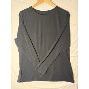 Pure Jill Stretch Cotton Tee XL Black Pima Cotton Long Sleeve Staple Layer Basic